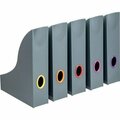 Durable Office Products Magazine Rack, 2-7/8inWx9-1/2inDx12inH, Anthracite Gray DBL770657